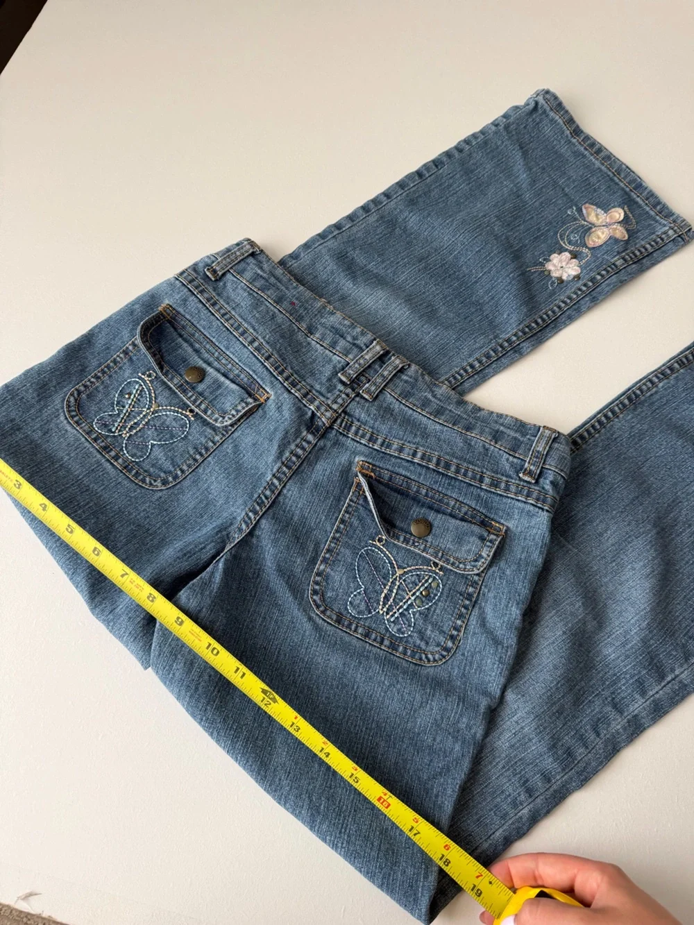 Y2K BONGO Embroidered Cargo Jeans